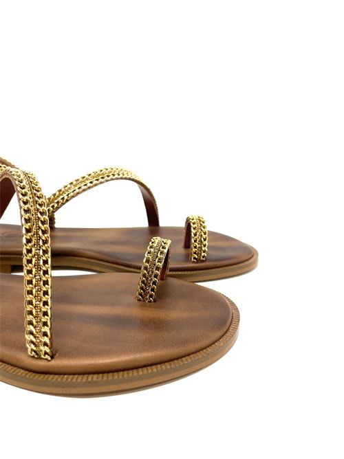 Sandaletto donna catenella e strass IL LACCIO | CATENASTRASSTAN